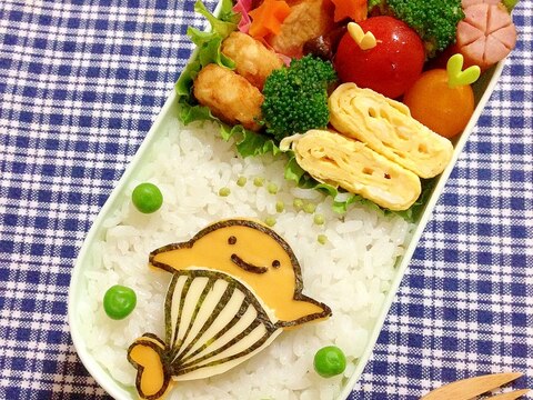 簡単キャラ弁☆クーちゃんのお弁当♪